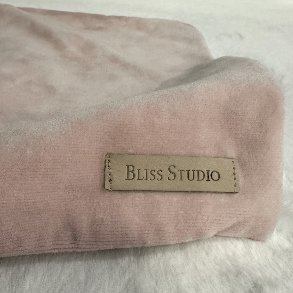 Bliss Studio Blush Pink with Silver Floral Embroidery Pillow Cover- 24”x14” - Picture 7 of 13